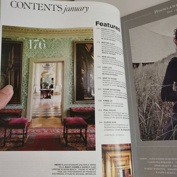 Architectural Digest January 2017 Issue AD100 Wow Factor Around the World - Picture 4 of 7